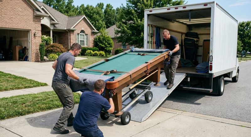 Shuffleboard Table Moving in Hendersonville, NC