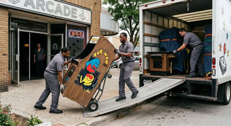 Arcade Game Moving in Fort Mill, SC